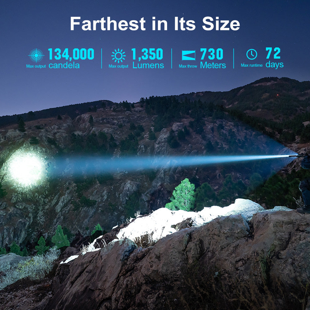 Olight Javelot 1350 Lumens Portable Long Range EDC Torch-Tactical Source LLC