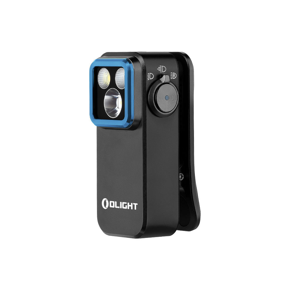 Olight Oclip Pro Compact LED Clip Light with Floodlight & Spotlight & Red light-Tactical Source LLC