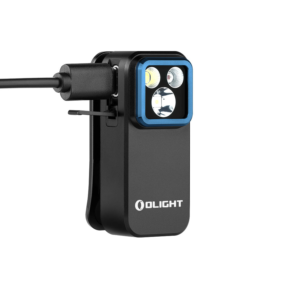 Olight Oclip Pro Compact LED Clip Light with Floodlight & Spotlight & Red light-Tactical Source LLC
