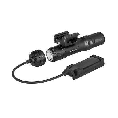 Olight Odin 2000 Lumens Rechargeable Tactical Flashlight Black with Pressure Switch-Tactical Source LLC