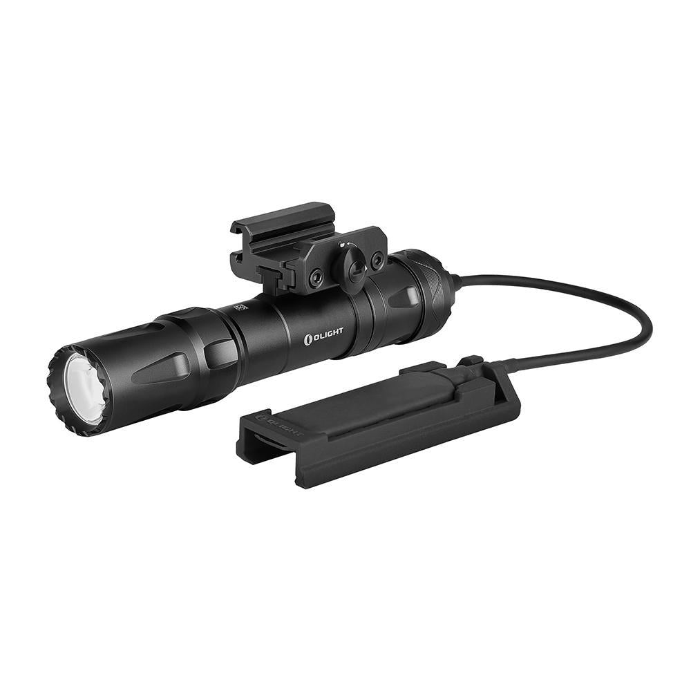 Olight Odin 2000 Lumens Rechargeable Tactical Flashlight Black with Pressure Switch-Tactical Source LLC