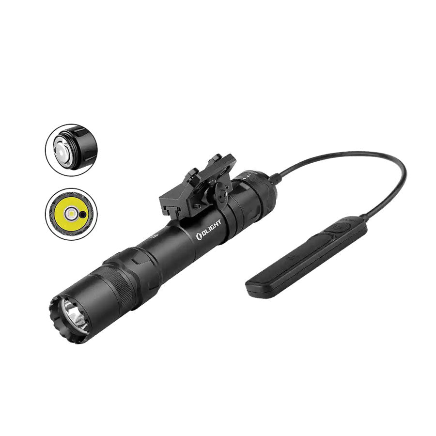 Olight Odin GL M Black 1500 Lumens Green Laser Tactical Rail Light-Tactical Source LLC