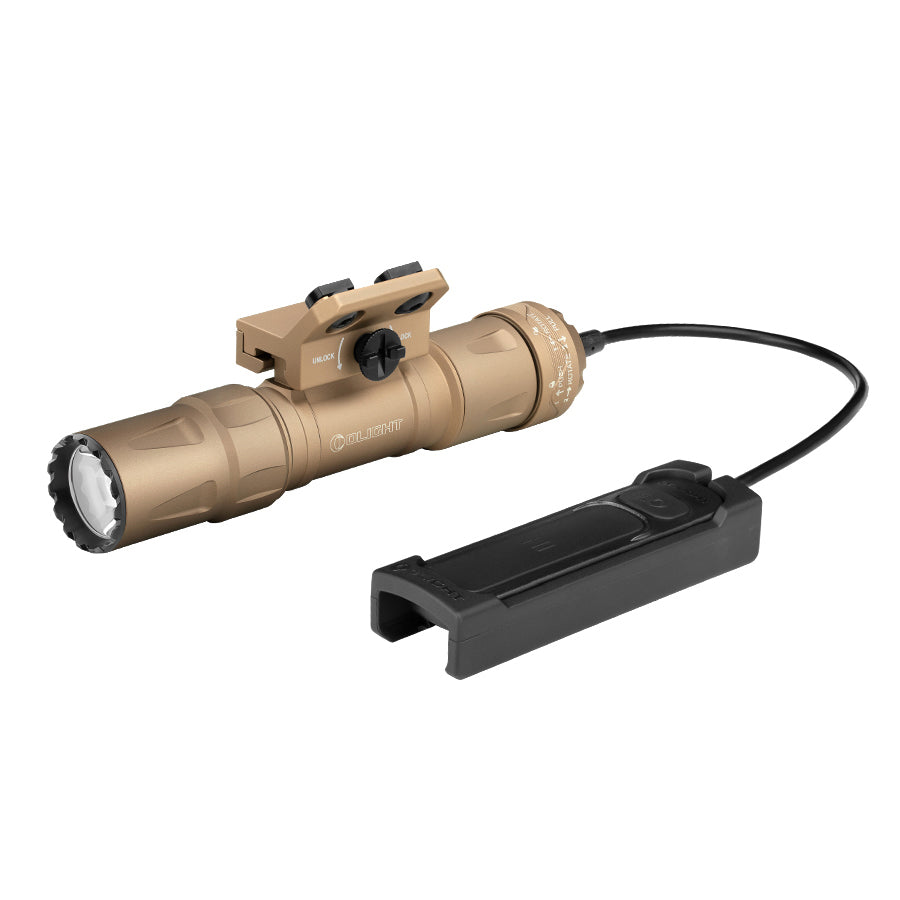 Olight Odin S 1500 lumens Rechargeable LED Tactical Rail Mounted Light-Tactical Source LLC
