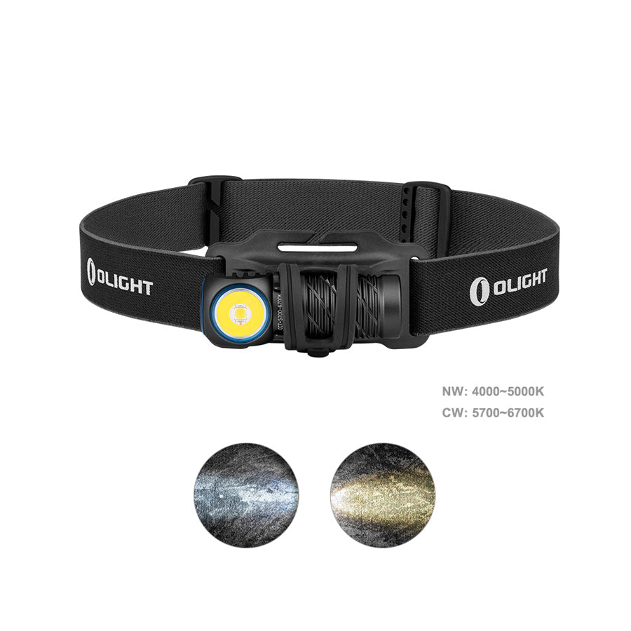 Olight Perun 2 Mini 1100 Lumens Cool White LED Rechargeable Headlamp - Black-Tactical Source LLC
