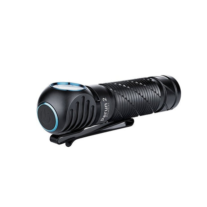 Olight Perun PERUN 2 2500 Lumens Rechargeable LED Torch Head Mounted Black-Tactical Source LLC