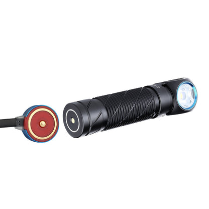 Olight Perun PERUN 2 2500 Lumens Rechargeable LED Torch Head Mounted Black-Tactical Source LLC
