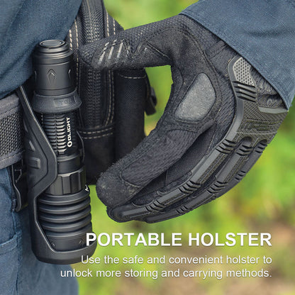 Olight Warrior X 4 Kit Rechargeable LED Tactical Flashlight Hunting Kit-Tactical Source LLC