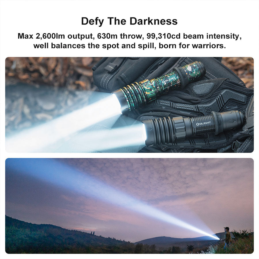 Olight Warrior X 4 Kit Rechargeable LED Tactical Flashlight Hunting Kit-Tactical Source LLC