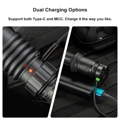 Olight Warrior X 4 Kit Rechargeable LED Tactical Flashlight Hunting Kit-Tactical Source LLC