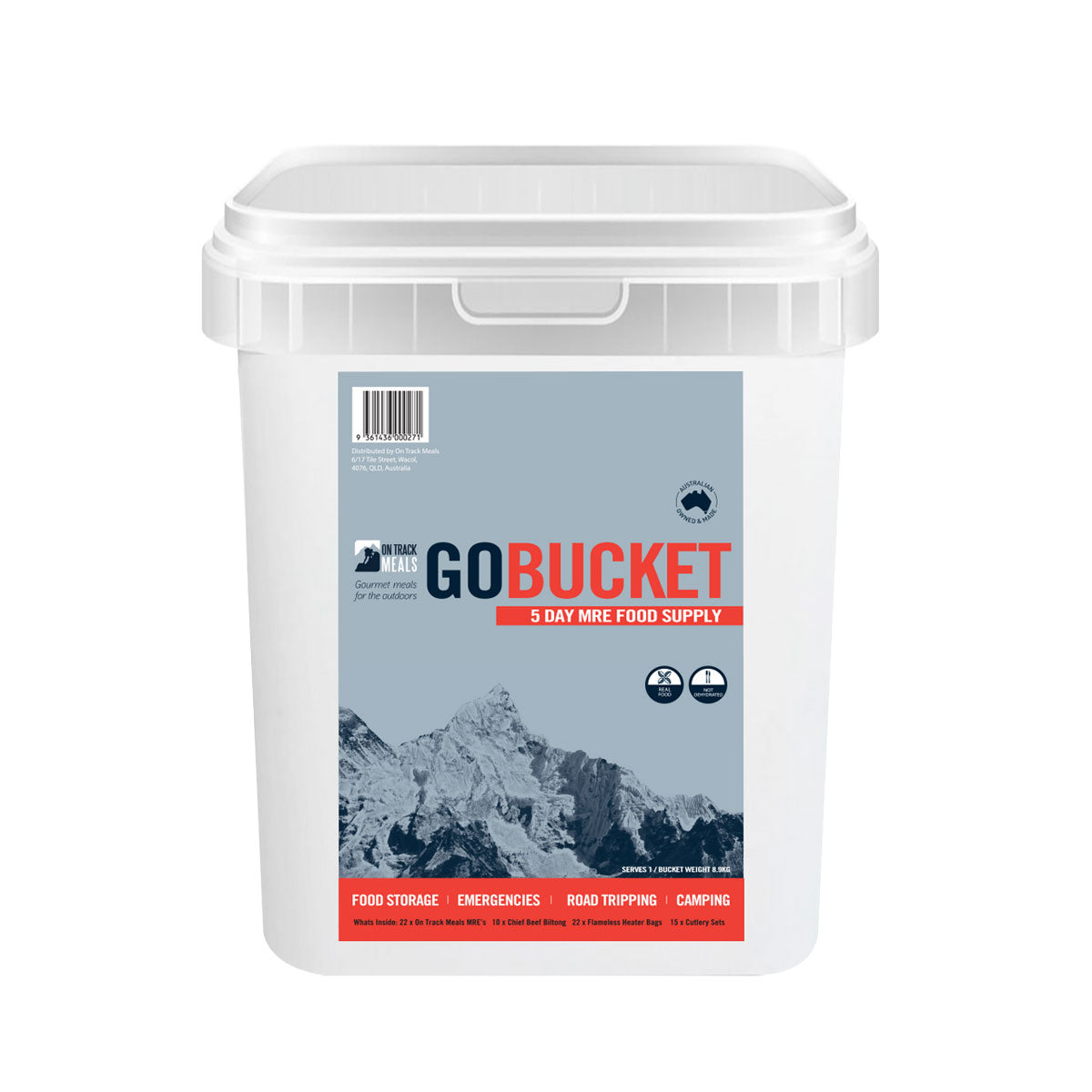 On Track Meals 5 Day GoBucket-Tactical Source LLC
