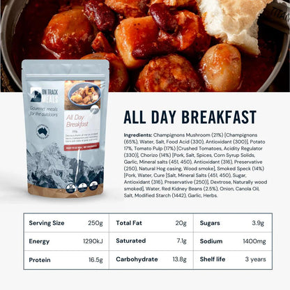 On Track Meals All Day Breakfast (Premium Range)-Tactical Source LLC