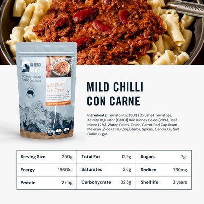 On Track Meals Mild Chilli Con Carne-Tactical Source LLC