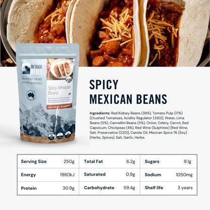 On Track Meals Spicy Mexican Bean-Tactical Source LLC