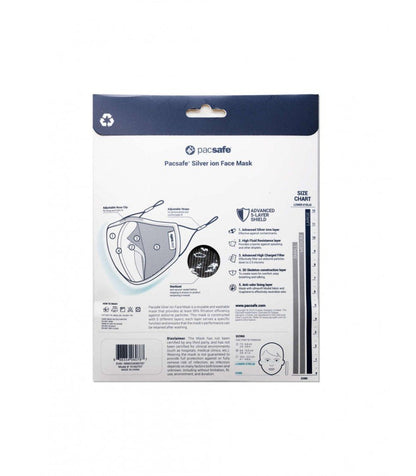 Pacsafe Silver ion Face Mask-Tactical Source LLC