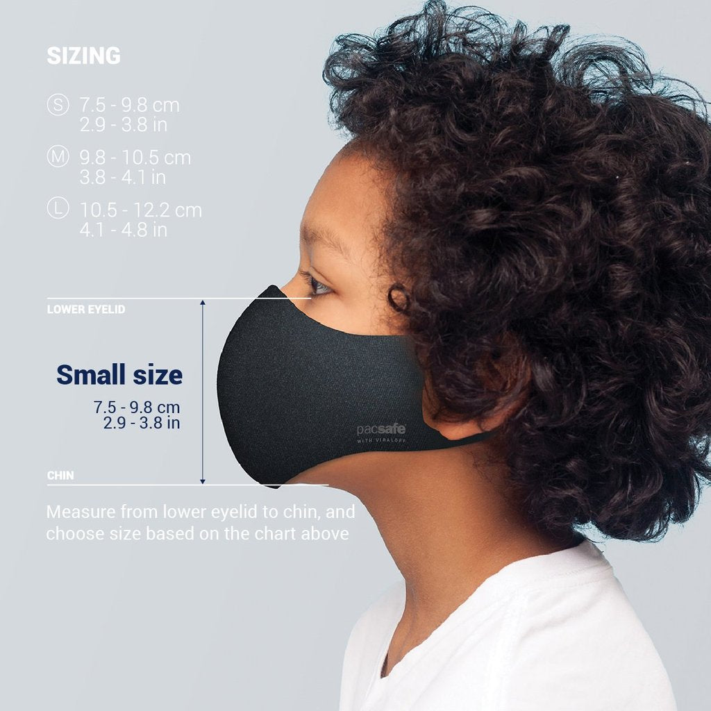 Pacsafe ViralOff Protective Face Mask with Polygiene-Tactical Source LLC
