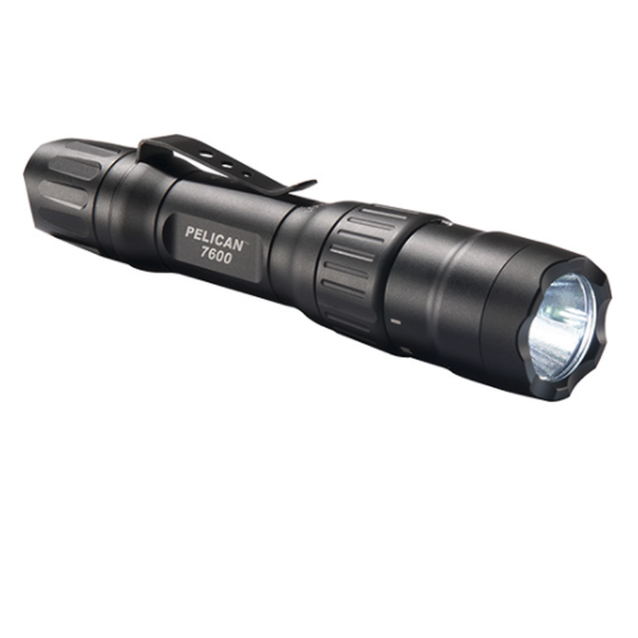 Pelican 7600 3 Color Rechargeable Tactical Flashlight 900 Lumens-Tactical Source LLC