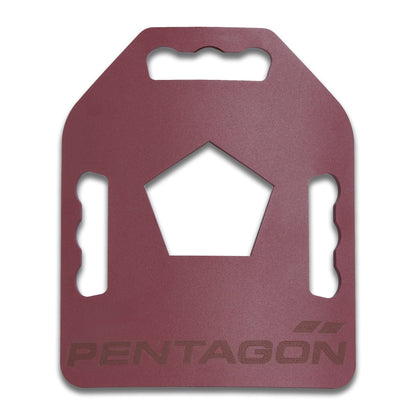 Pentagon Tactical Metallon TAC Fitness Training Plate 2x2.5kg Lava Red-Tactical Source LLC