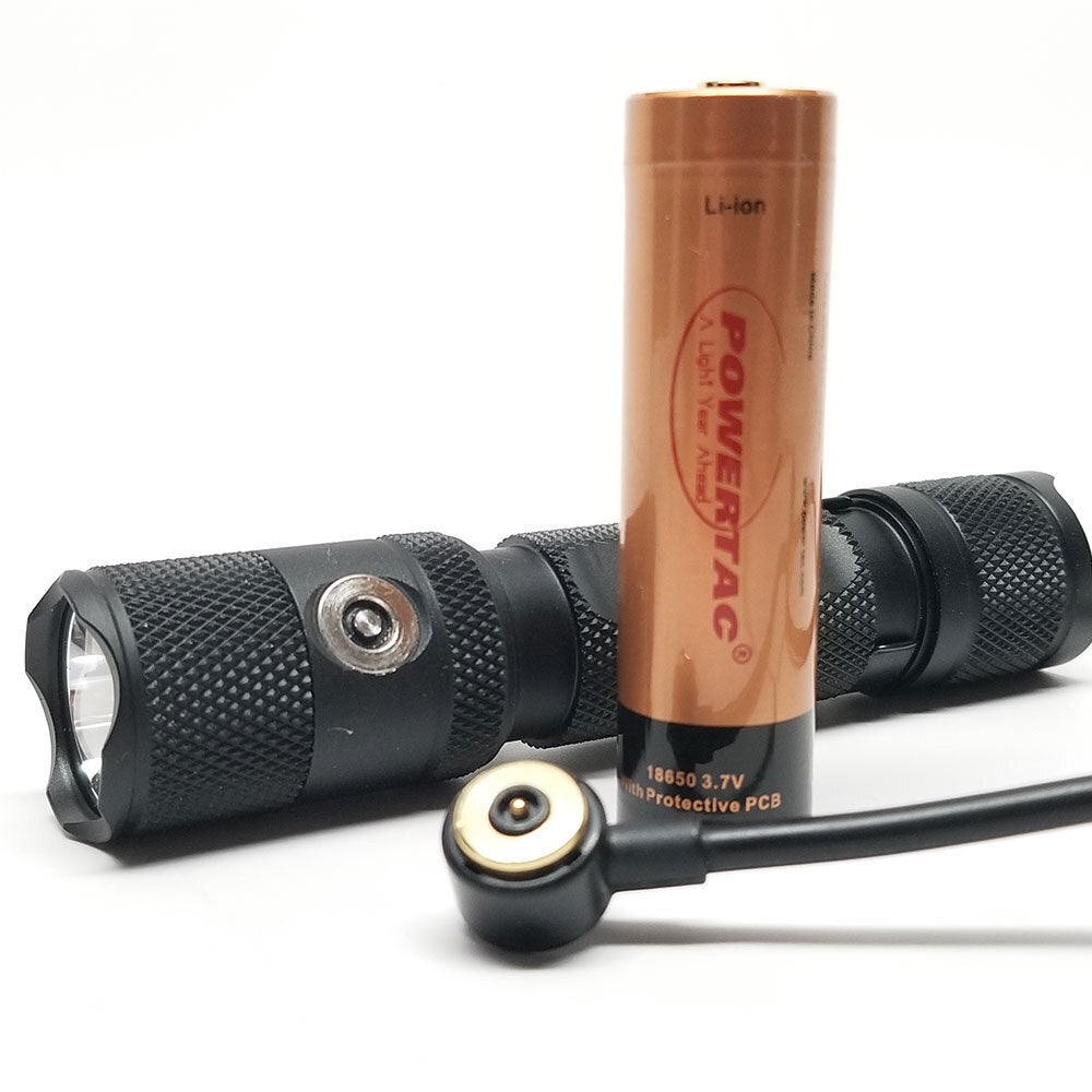 PowerTac M5-G2 2,030 Lumen Magnetic USB Rechargeable LED Flashlight - New Upgraded Model-Tactical Source LLC
