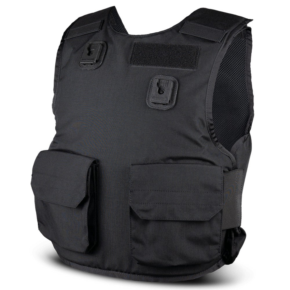 PPSS Overt Stab Resistant Vest (Cover+Panel) Black-Tactical Source LLC