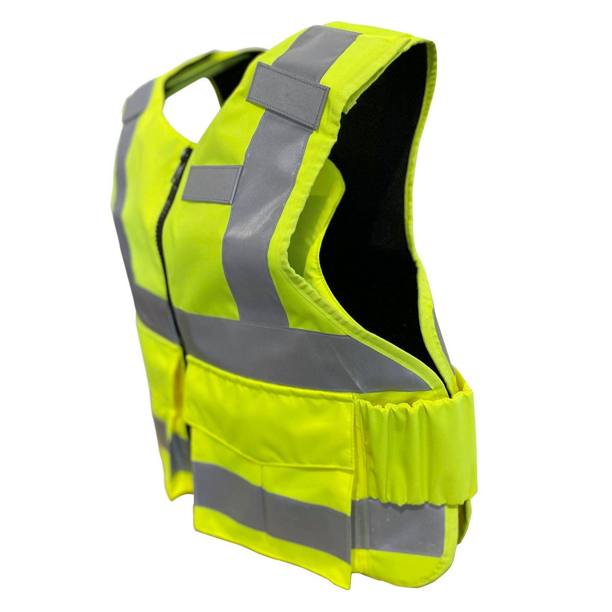 PPSS Overt Stab Resistant Vest Hi Viz Yellow VTS Custom Design Vest-Tactical Source LLC