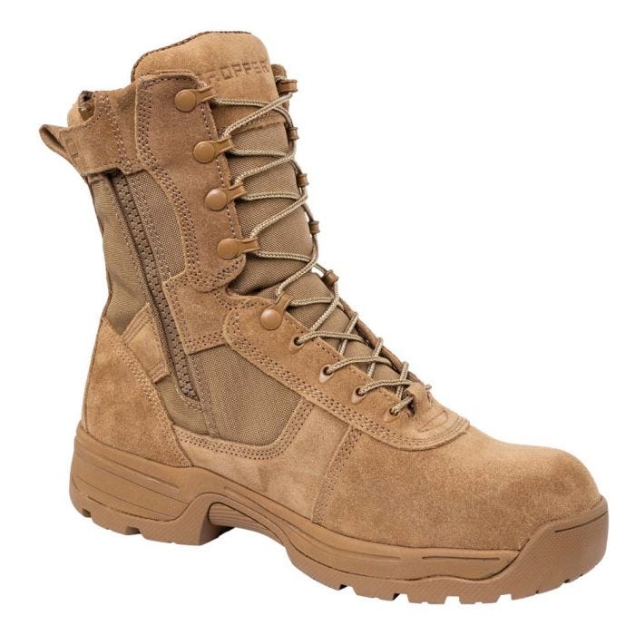 Propper Series 100 8 Inches Side Zip Composite Toe Boot Coyote-Tactical Source LLC