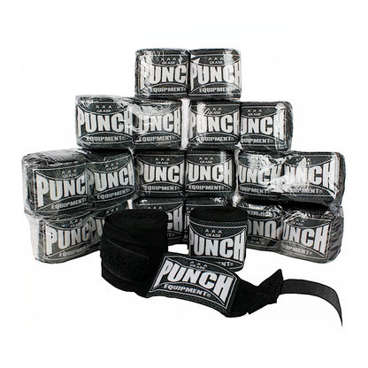 Punch Equipment AAA Bulk Stretch Hand Wraps Pack (10 x 3m pairs)-Tactical Source LLC
