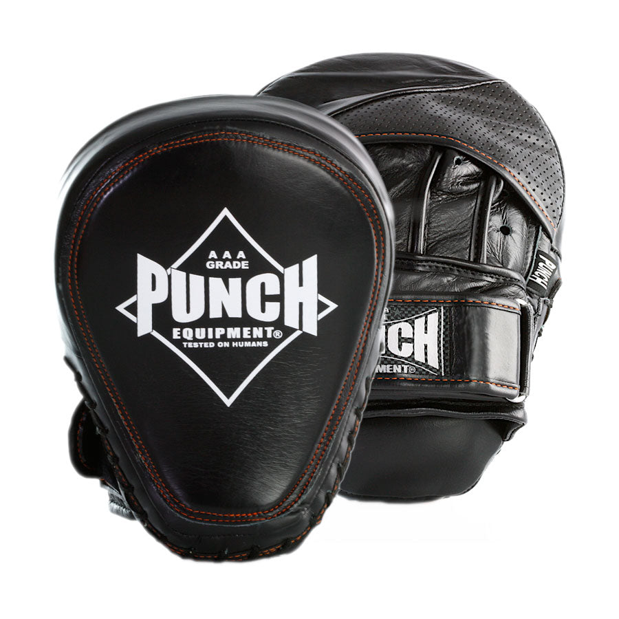 Punch Equipment Black Diamond Classics Muay Thai Boxing Focus Pads Pair-Tactical Source LLC
