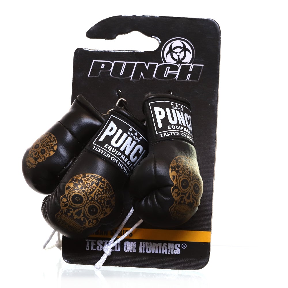 Punch Equipment Mini Boxing Gloves Key Ring Pack Gold-Tactical Source LLC