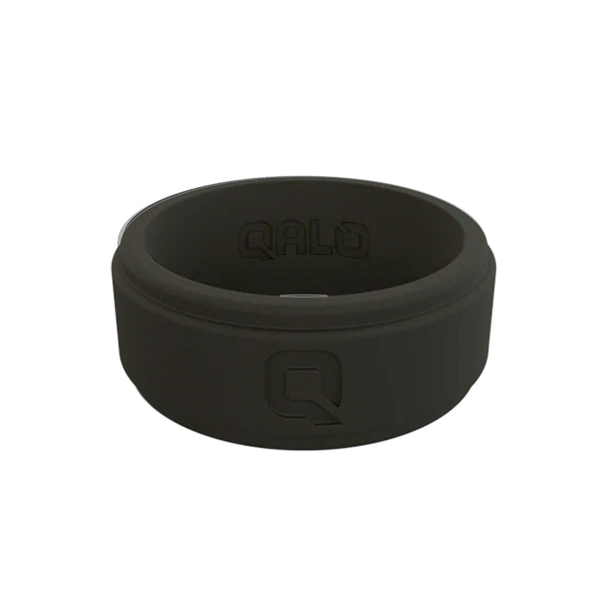 QALO Men's Black Step Edge Q2X Silicone Ring-Tactical Source LLC