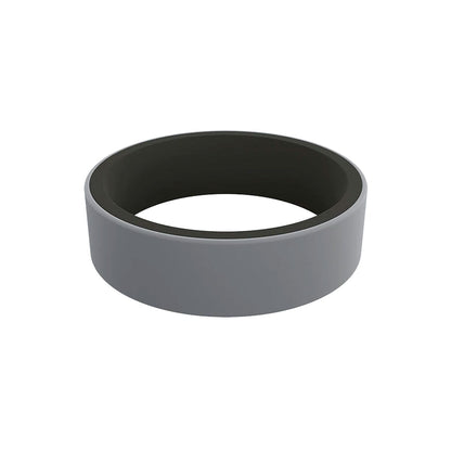 QALO Men's Switch Reversible Silicone Ring Grey/Black-Tactical Source LLC