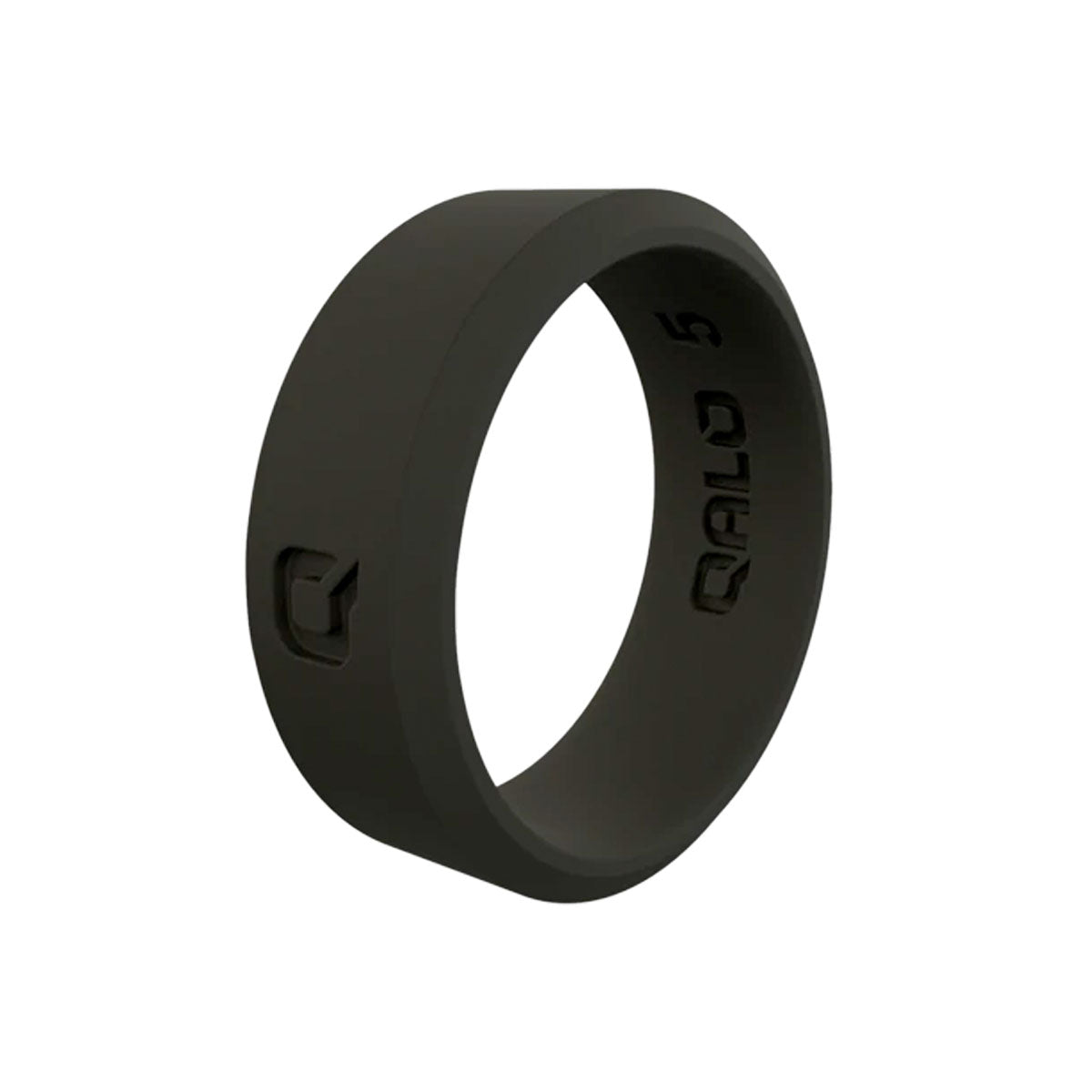 QALO Womens Modern Black Q2X Silicone Ring-Tactical Source LLC