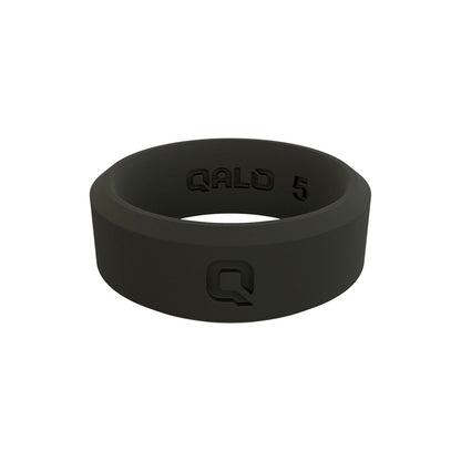 QALO Womens Modern Black Q2X Silicone Ring-Tactical Source LLC