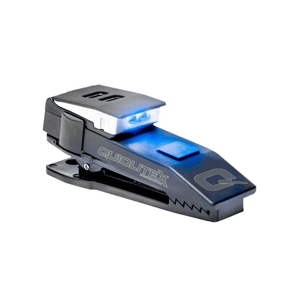 QuiqLite X USB Rechargeable Handsfree Dual LED Lighting - Blue/White-Tactical Source LLC