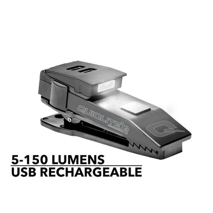 QuiqLite X1 USB Rechargeable Handsfree Dual LED Lighting - Red/White-Tactical Source LLC