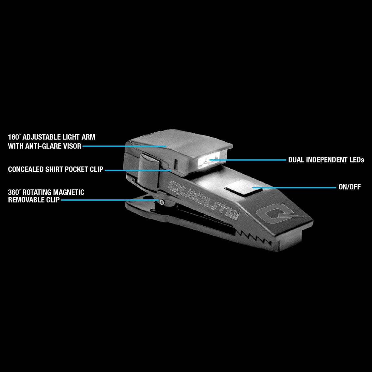 QuiqlitePro Handsfree Dual LED Lighting-Tactical Source LLC