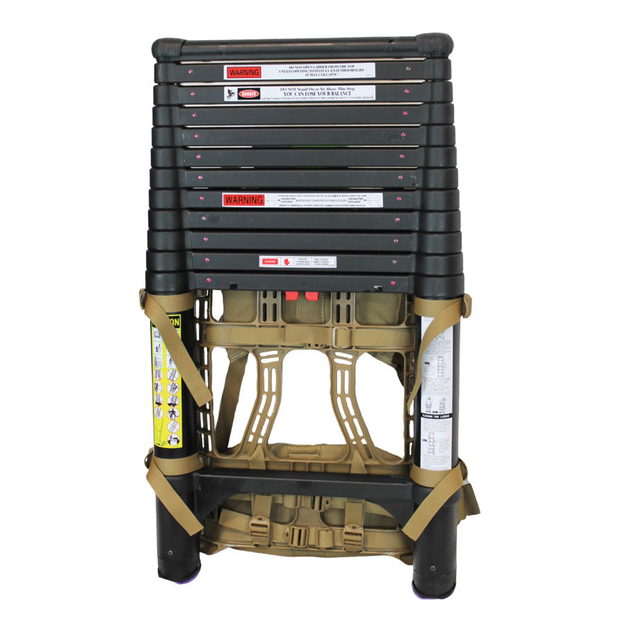 Rapid Assault Tools 16 Feet Tactical Telescoping Ladder with Ladder Pack-Tactical Source LLC
