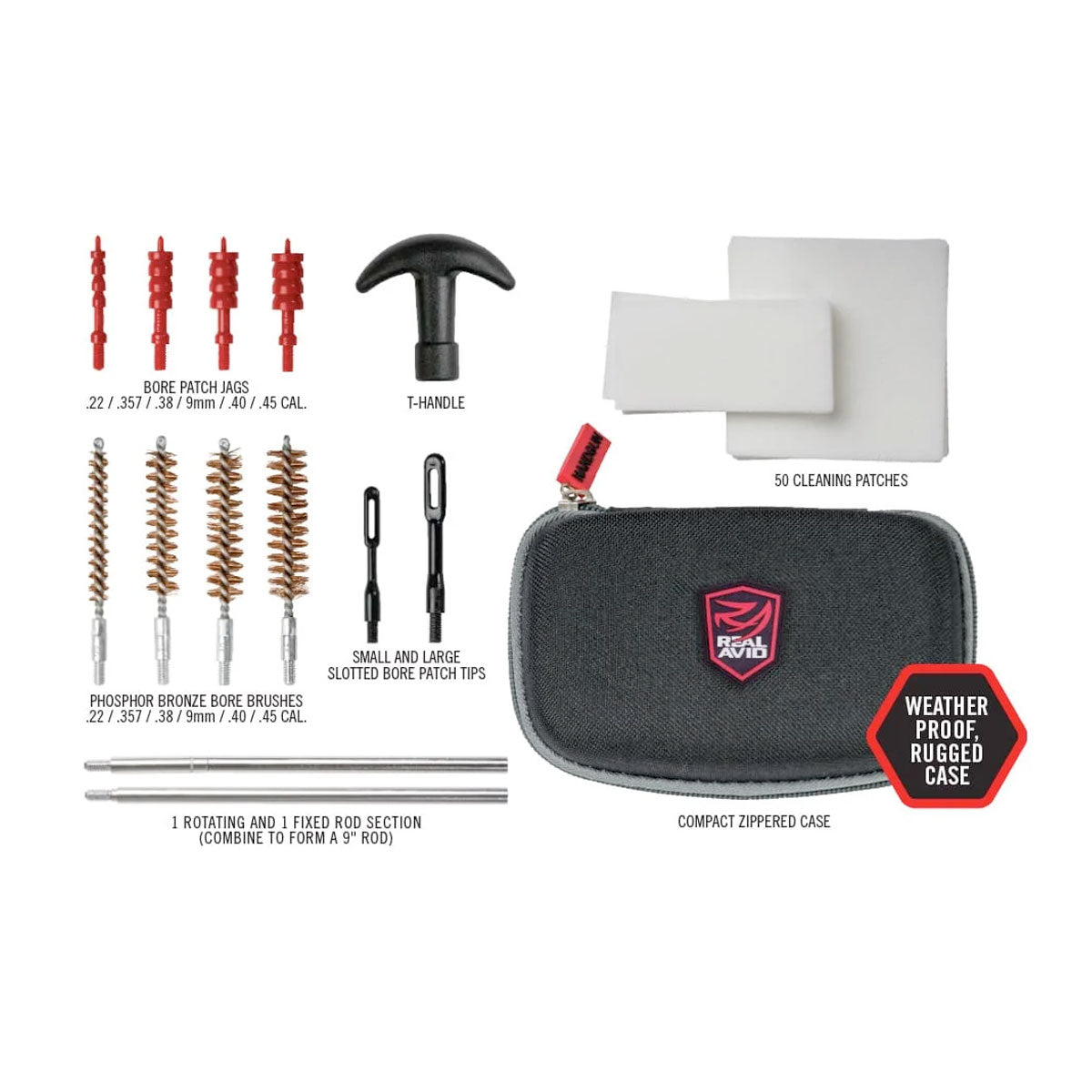 Real Avid Gun Boss Handgun Cleaning Kit-Tactical Source LLC