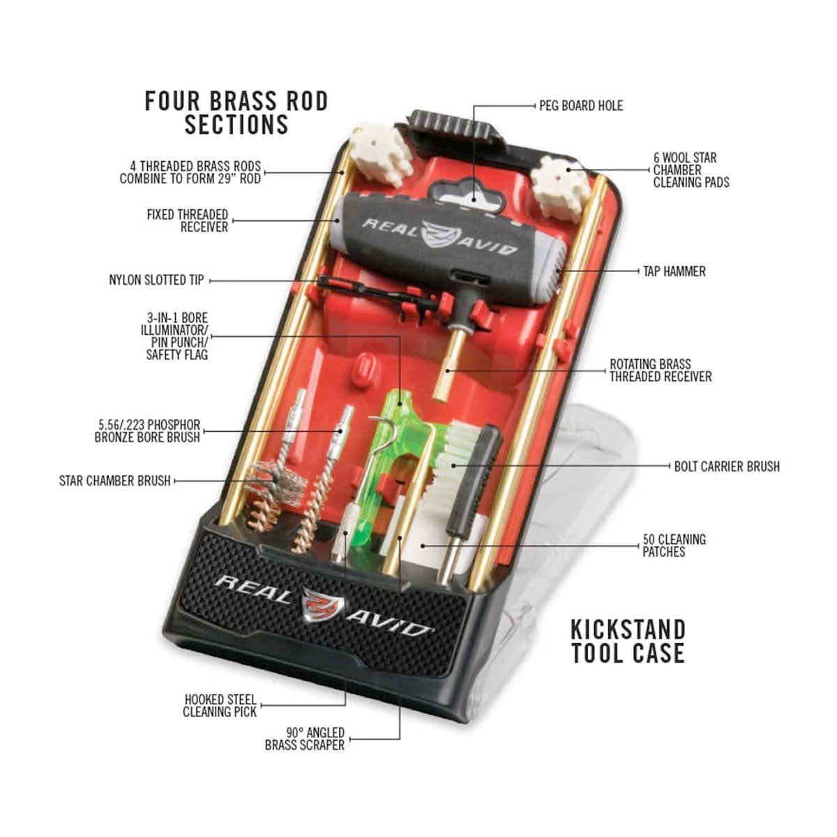 Real Avid Gun Boss Pro AR15 Cleaning Kit-Tactical Source LLC
