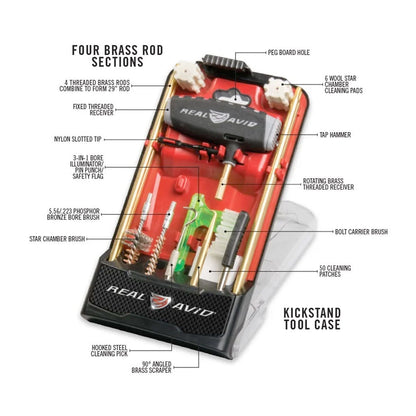 Real Avid Gun Boss Pro AR15 Cleaning Kit-Tactical Source LLC