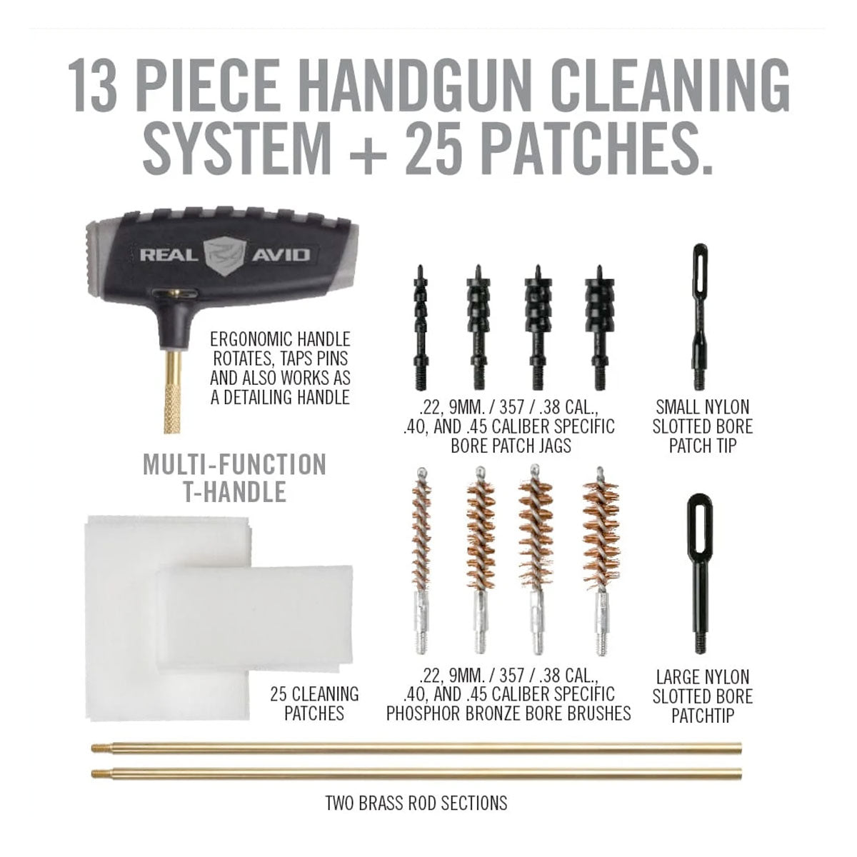 Real Avid Gun Boss Pro Handgun Cleaning Kit-Tactical Source LLC