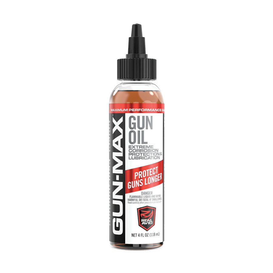 Real Avid Gun-Max Gun Oil (4Oz Liquid)-Tactical Source LLC
