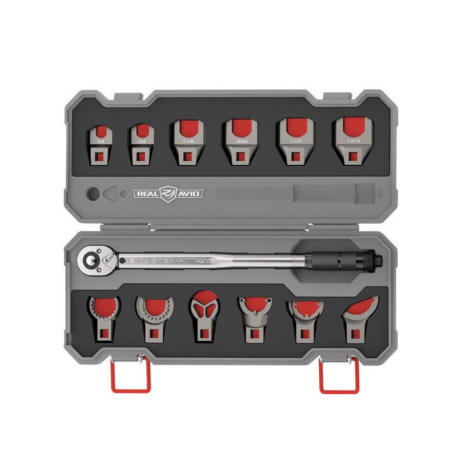 Real Avid Master-Fit 13-Piece AR15 Crowfoot Wrench Set-Tactical Source LLC