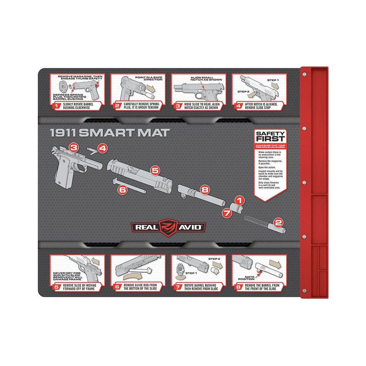 Real Avid Smart Gun Cleaning Mat-Tactical Source LLC