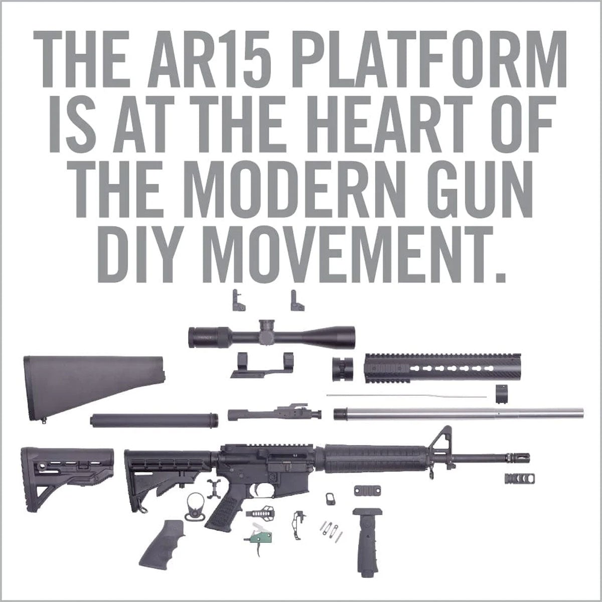 Real Avid TOP AR15 MODS INSTRUCTIONAL BOOK-Tactical Source LLC