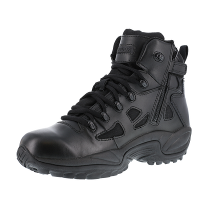 Reebok Tactical Men's 6 Inch Rapid Response RB Side Zip Boots Black RB8678-Tactical Source LLC