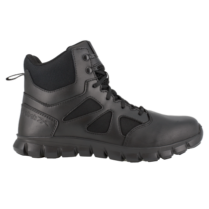 Reebok Tactical Mens 6 Inch Sublite Cushion Tactical Boots Black RB8605-Tactical Source LLC