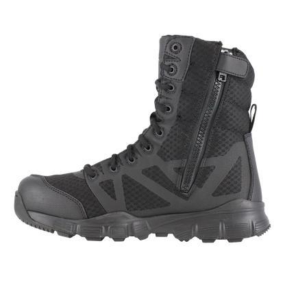 Reebok Tactical Men's 8 Inch Dauntless Ultra Light Size Zip Boot Black RB8720-Tactical Source LLC