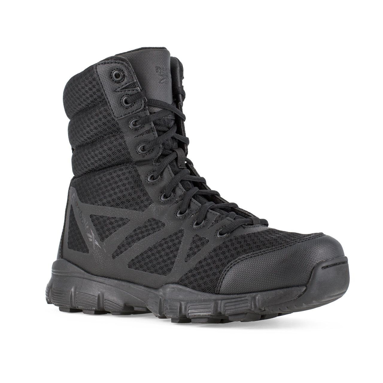Reebok Tactical Men's 8 Inch Dauntless Ultra Light Size Zip Boot Black RB8720-Tactical Source LLC