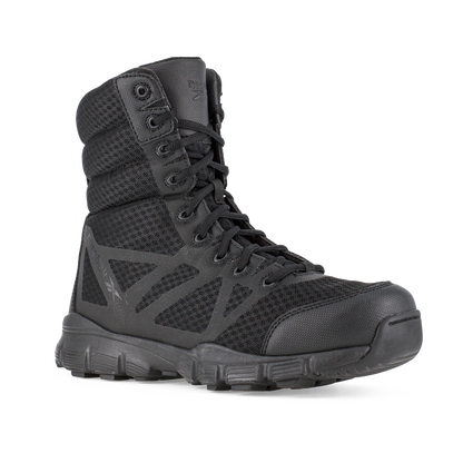 Reebok Tactical Men's 8 Inch Dauntless Ultra Light Size Zip Boot Black RB8720-Tactical Source LLC