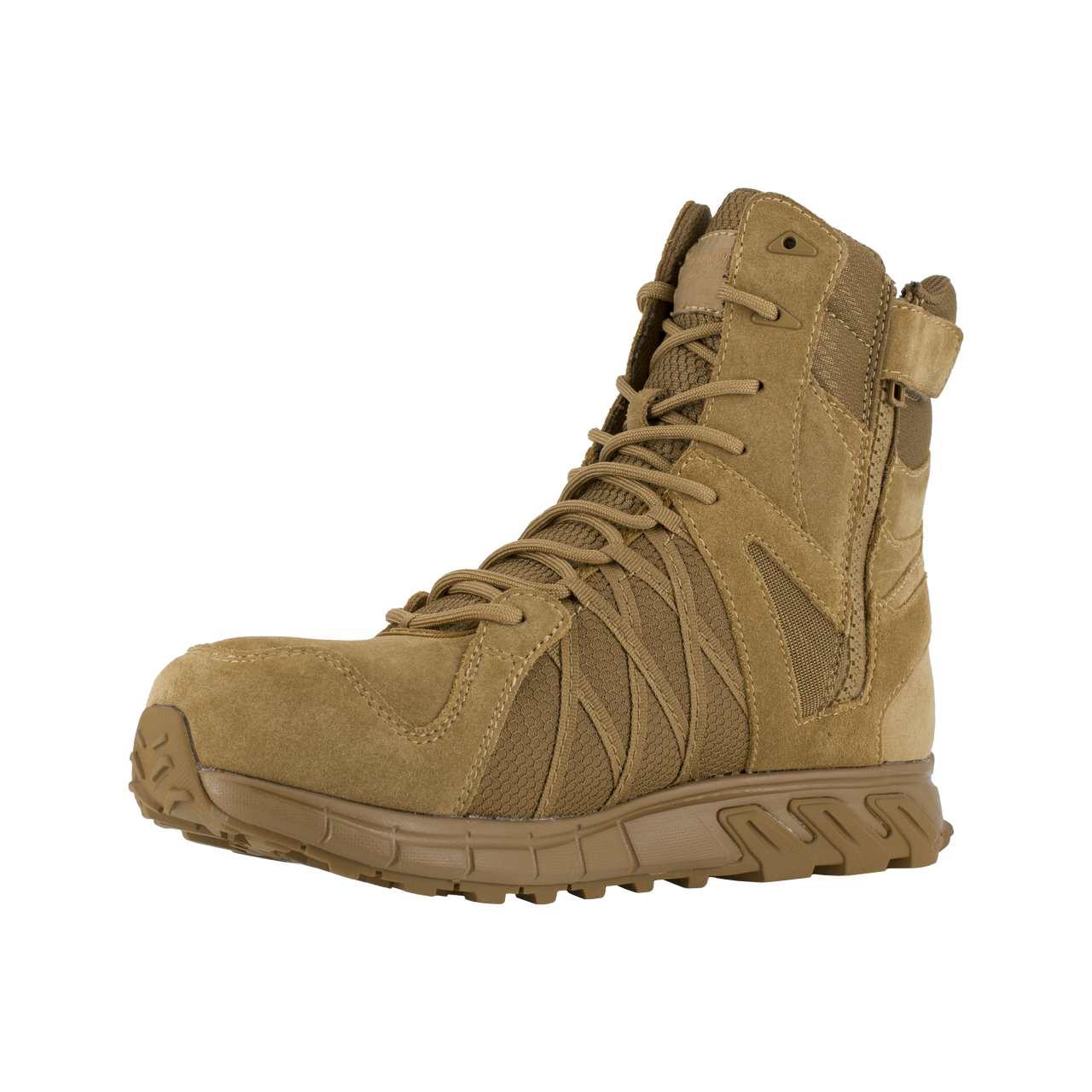 Reebok Tactical Men's 8 Inch Trailgrip Tactical Boot with Side Zip Coyote RB3460-Tactical Source LLC